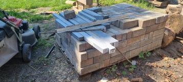 Terras stenen - beton - GRATIS, Tuin en Terras, Ophalen, Gebruikt, Beton, Klinkers