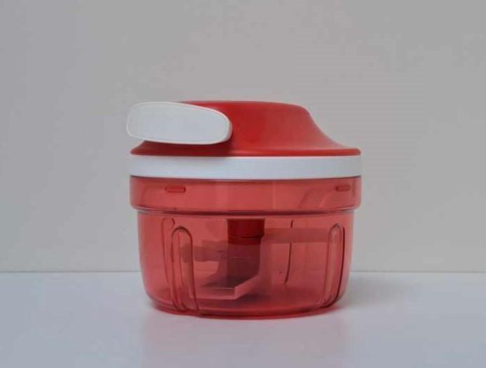 Tupperware™  « SuperSonic Chopper » small - TurboChef, Huis en Inrichting, Keuken | Tupperware, Nieuw, Bak of Kom, Wit, Rood, Ophalen of Verzenden