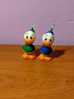 Bougies Disney Fifi, Loulou (Picsou) H 5cm vintage année 80, Enlèvement, Autres matériaux