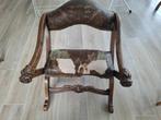 zetel, Huis en Inrichting, Zetels | Zetels, Gebruikt, Eenpersoons, Minder dan 75 cm, Hout