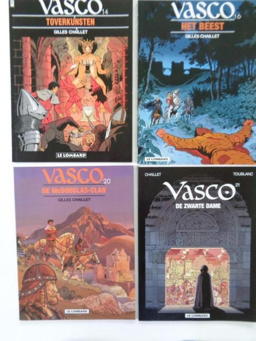 Vasco - album 14, 16, 20 en 21 - SC 1e drukken, Boeken, Stripverhalen, Ophalen of Verzenden