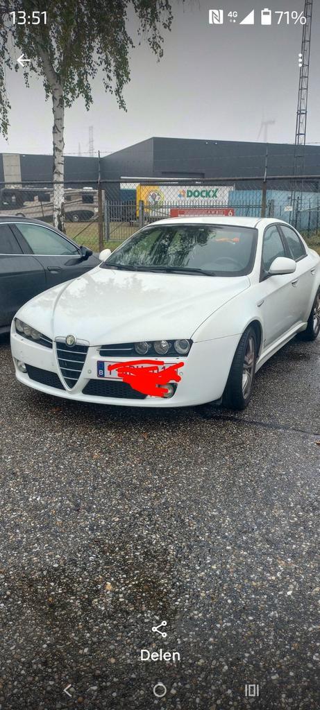 Alfa Romeo 159TI, 2.0Jtdm, Auto's, Alfa Romeo, Particulier, ABS, Airbags, Airconditioning, Android Auto, Bluetooth, Boordcomputer