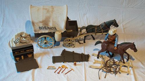 Vintage speelgoed - Huifkar Bonanza, Antiek en Kunst, Antiek | Speelgoed, Ophalen of Verzenden