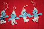 4 x Smurf , knuffel met koordje , MCDonalds, 10 cm, Collections, Personnages de BD, Comme neuf, Autres types, Schtroumpfs, Enlèvement ou Envoi