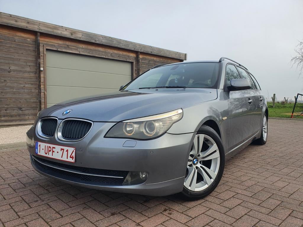 Bmw 5serie e61Lci 2009 euro5 phase2 520D edition, Auto's, BMW, Euro 5, Achterwielaandrijving, Zwart, 4 cilinders