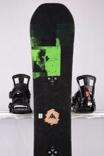 150 snowboard BURTON RADIUS WIDE, black/green, Ophalen of Verzenden, Gebruikt, Bindingen