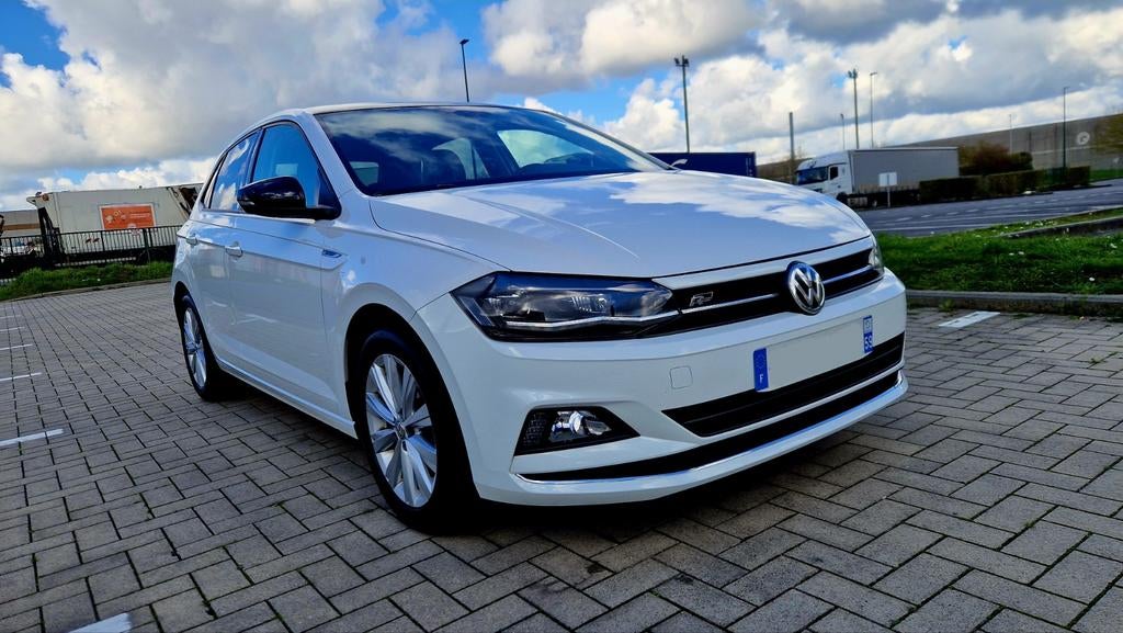 Volkswagen Polo Highline R-Line 1.0 TSI 95 – 2018 - CarPlay-, Autos, Volkswagen, Achat, Euro 6, Boîte manuelle, Noir