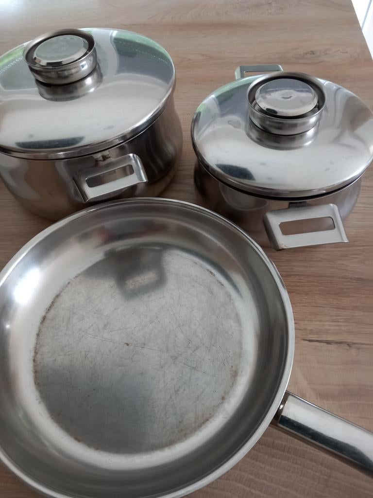 Pan plus kookpotten, Huis en Inrichting, Keuken | Potten en Pannen, Ophalen