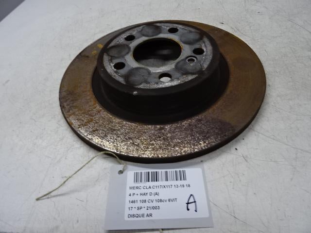 REMSCHIJF ACHTER Mercedes-Benz CLA (117.3) (01-2013/03-2019), Gebruikt, Mercedes-Benz, Mevr. I. Hauben, Rue de l'Espoir 34 34
4030  GRIVEGNÉE, BE