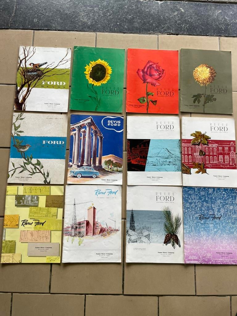 Zeldzame oude Ford-tijdschriften (jaren 50), Ophalen of Verzenden, Ford