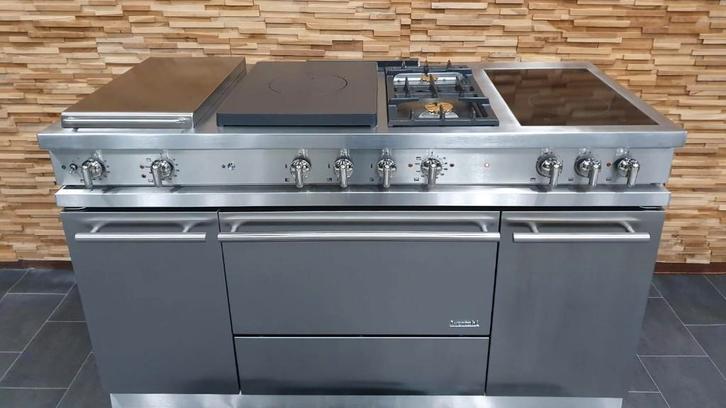 Luxe Westahl Fornuis 150cm RVS 3 ovens Tepan yaki CoupedeFue, Elektronische apparatuur, Fornuizen, Zo goed als nieuw, Vrijstaand