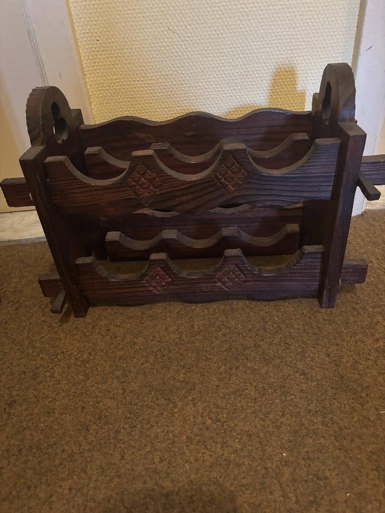 antieke wijnrek, Ophalen