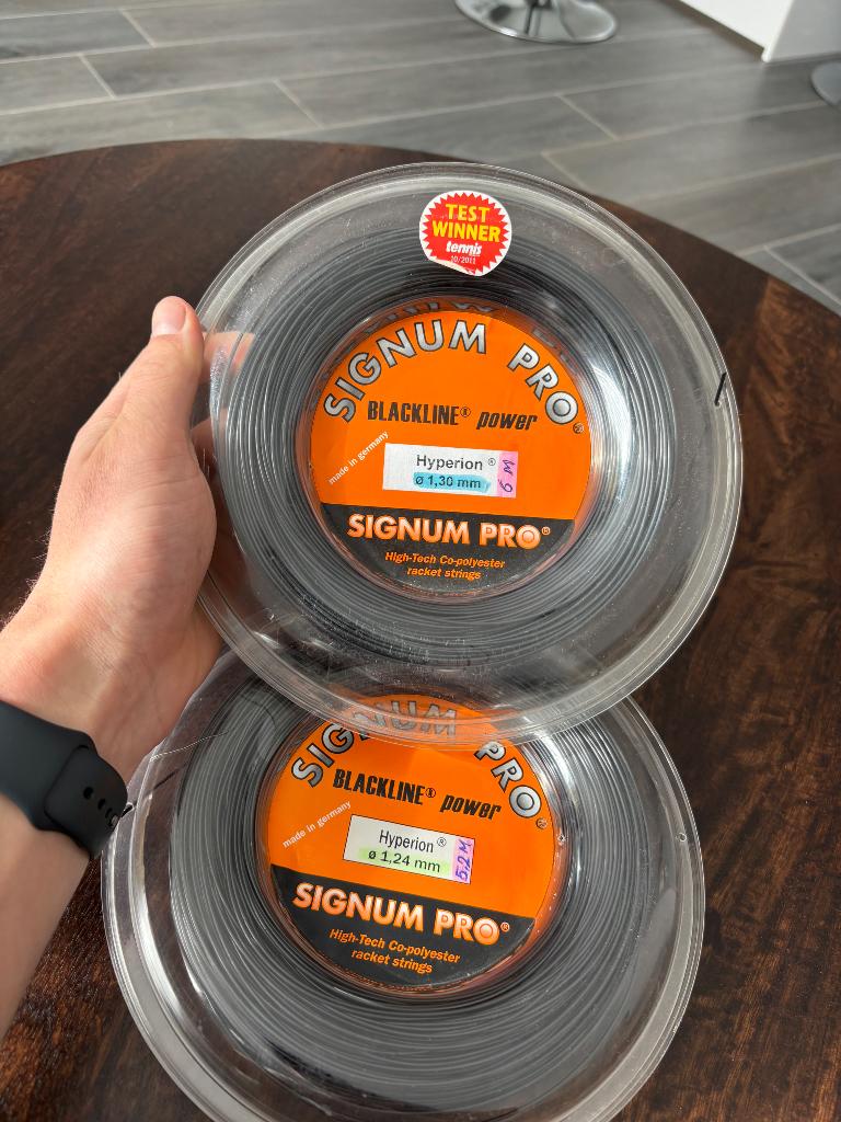 Tennis snaren Signum Pro, Sports & Fitness, Tennis, Enlèvement, Comme neuf, Grip ou Cordage, Autres marques