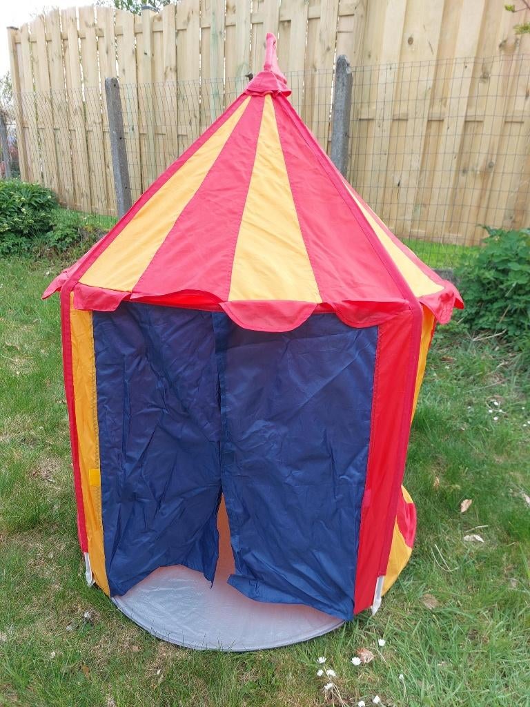 circustent opvouwbaar in zak, Ophalen, Gebruikt