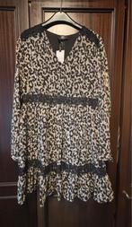 Robe léopard noir rose et verte Le temps des cerises, Kleding | Dames, Verzenden, Zo goed als nieuw, Zwart, Jurk