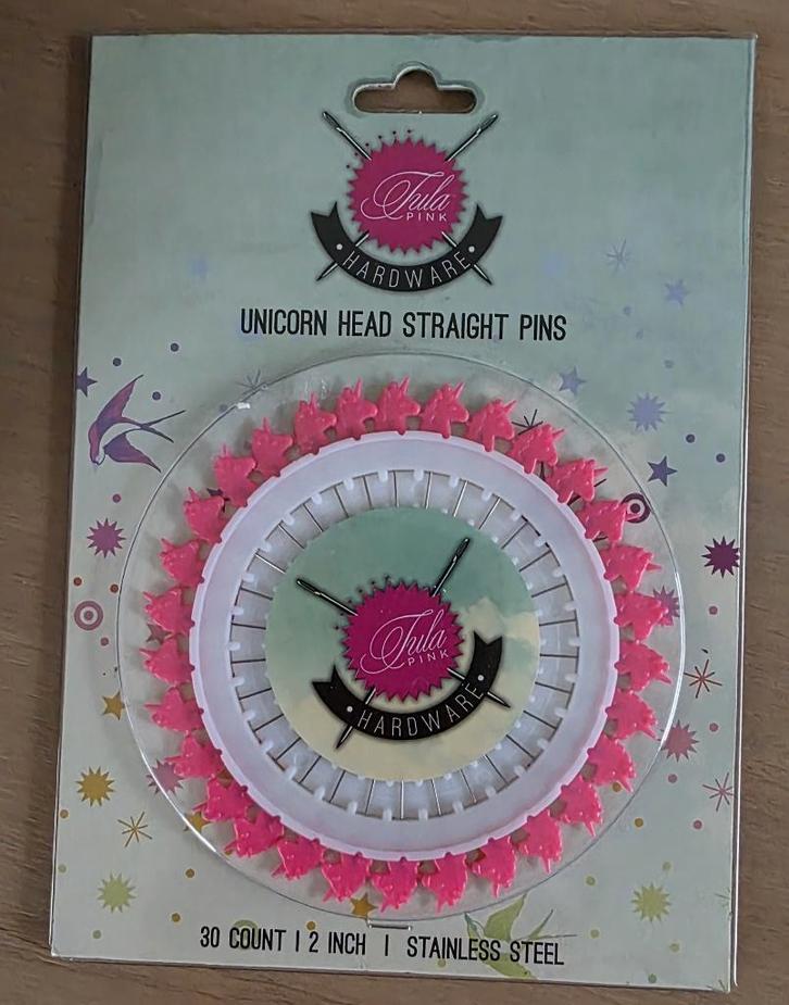 Tula Pink | Unicorn Head Straight Pins - nieuw, Hobby en Vrije tijd, Naaien en Fournituren, Nieuw, Verzenden