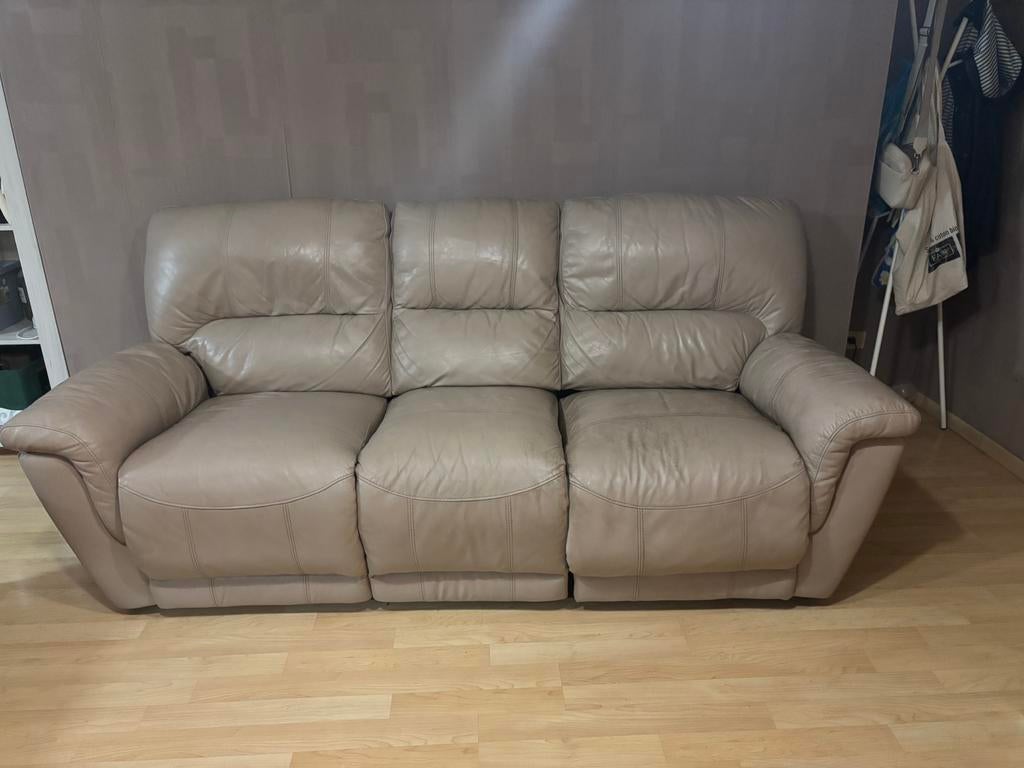 3-sitz en 2-sitz relaxzetel stel, Trois personnes, Banc droit, Enlèvement, Utilisé