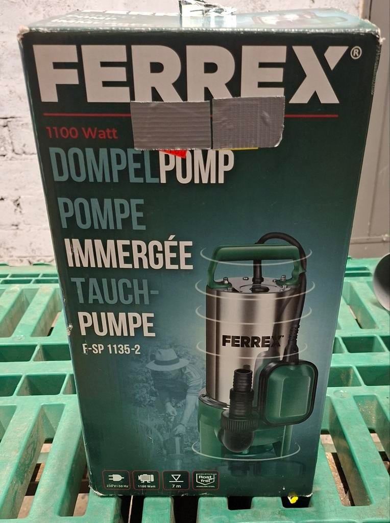 Dompelpomp ferrex, Ophalen of Verzenden, Nieuw, Elektrisch, Dompelpomp