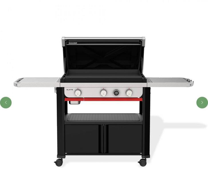 Weber slate gpd premium bakplaat 76 cm, Tuin en Terras, Gasbarbecues, Nieuw, Ophalen