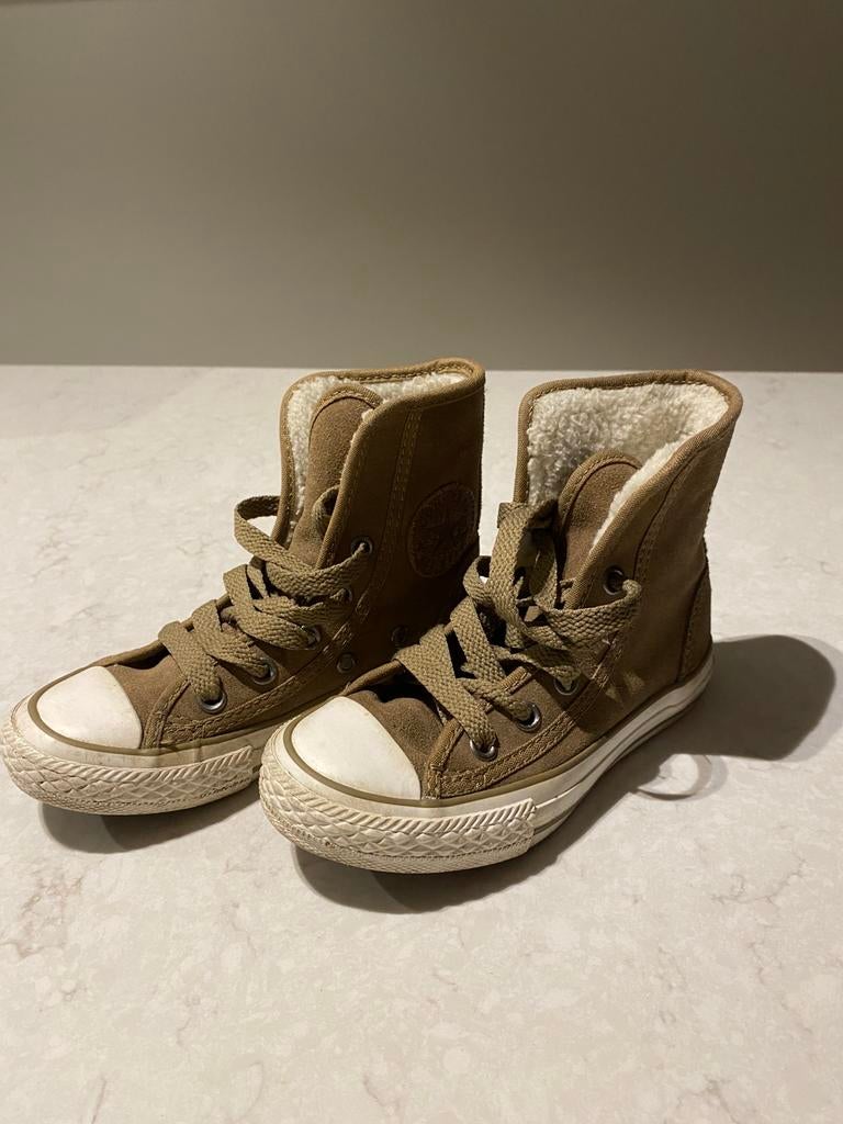 Converse - gevoerd met wol, Kinderen en Baby's, Kinderkleding | Schoenen en Sokken, Ophalen, Zo goed als nieuw, Jongen