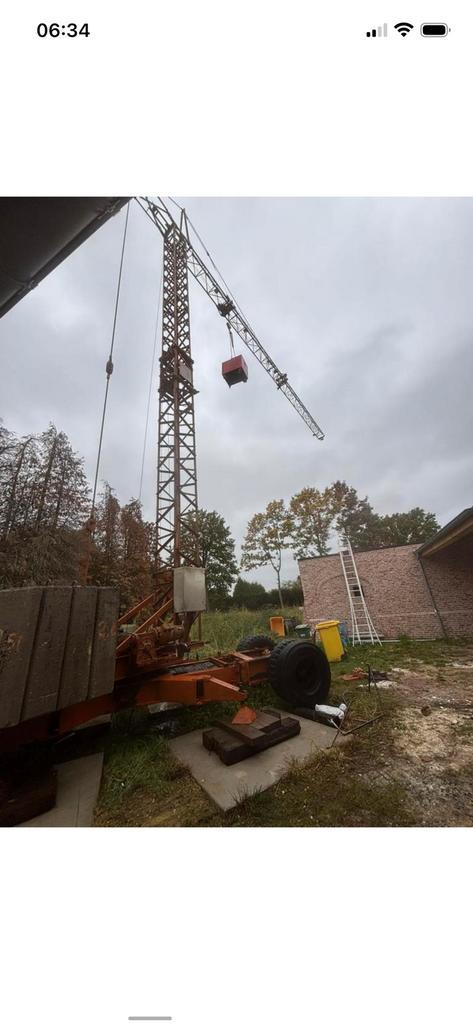 Bouwkraan arcomet, Articles professionnels, Machines & Construction | Grues & Excavatrices, Grue, Enlèvement