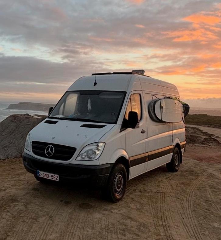 Mercedes campervan surfbus, Caravanes & Camping, Camping-cars, Particulier, Mercedes, Diesel, Boîte manuelle, Trousse de toit
