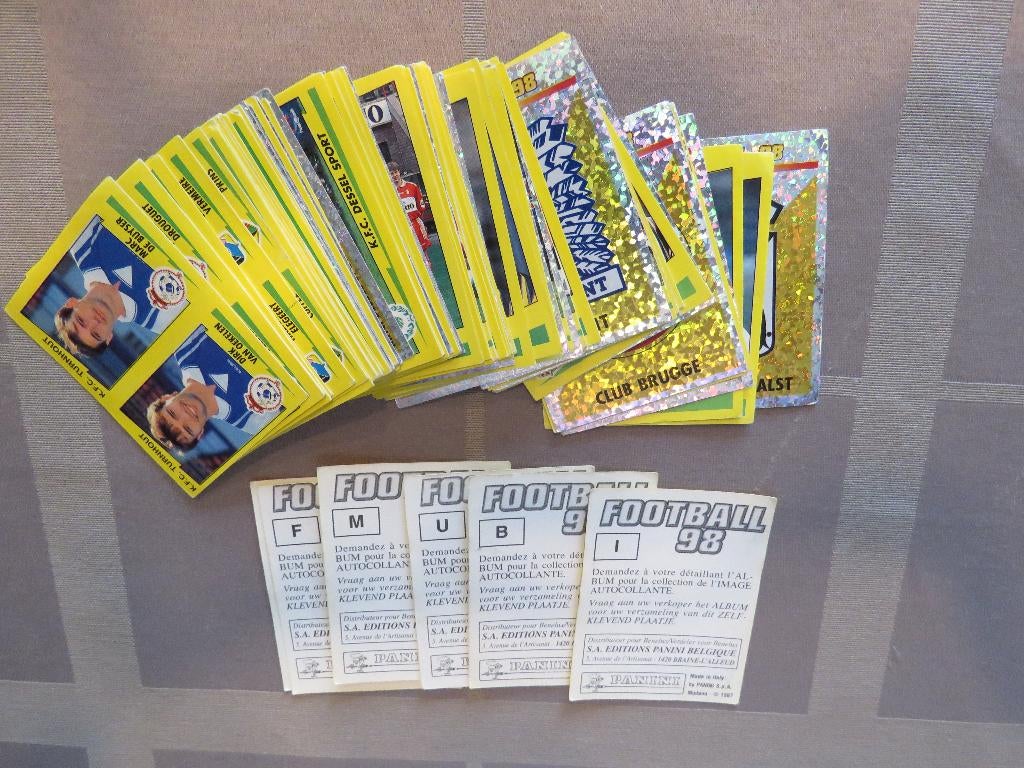 PANINI - STICKERS FOOTBALL 98, Ophalen of Verzenden, Zo goed als nieuw, Meerdere stickers