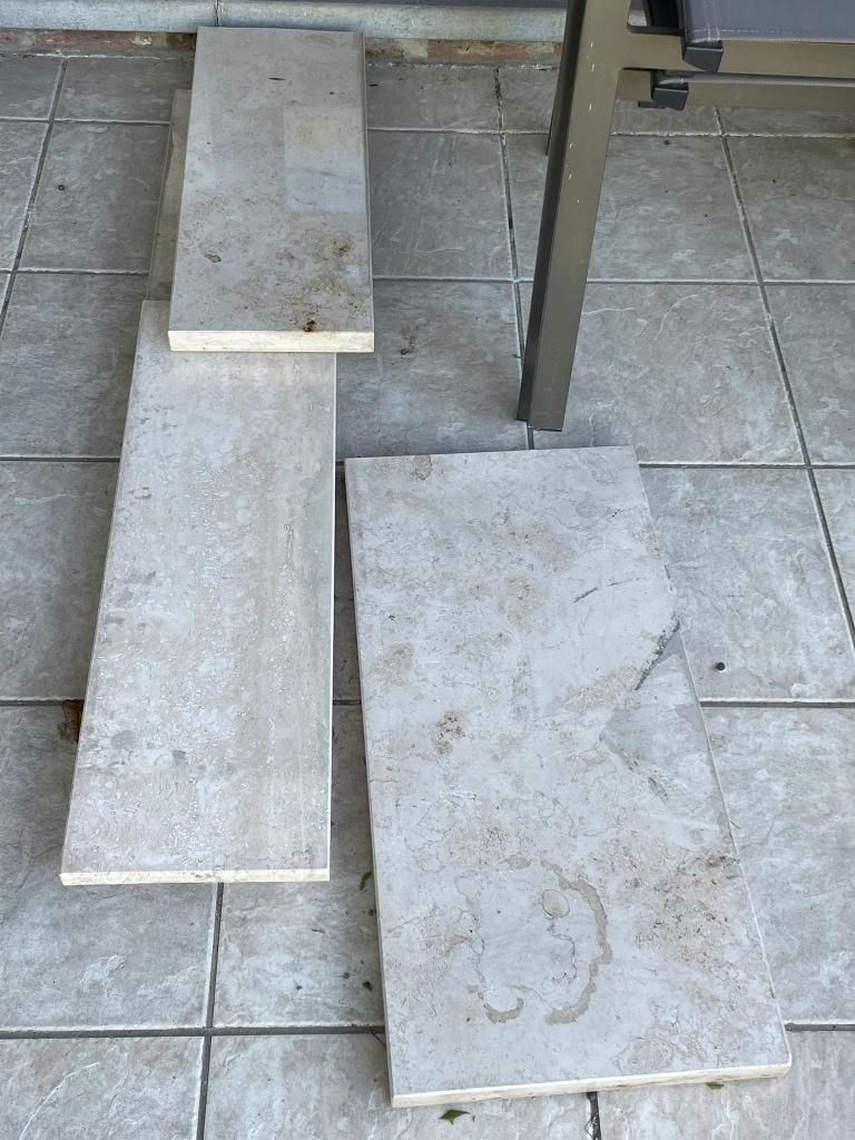 Travertin 5 stuks, Enlèvement, Utilisé