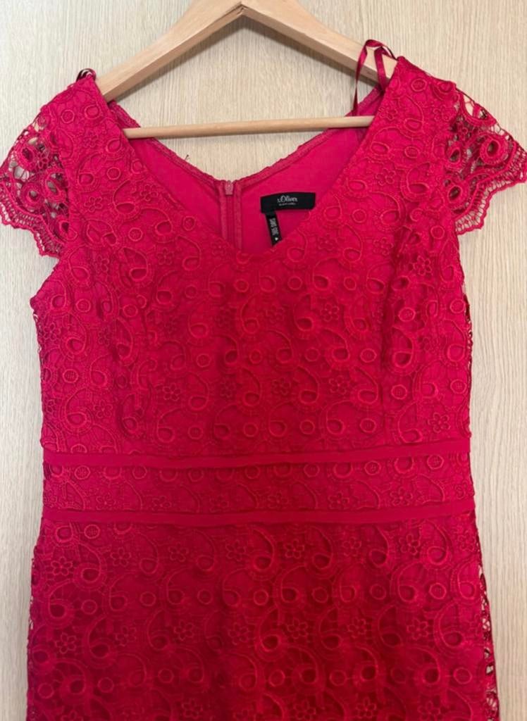 Robe de cocktail s.Oliver Black Label - Rose Fuchsia, Enlèvement ou Envoi, Comme neuf, Rose