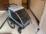 Thule courier fietskar / buggy voor 2 kinderen, Fietsen en Brommers, Ophalen, Gebruikt, Opvouwbaar, 40 tot 60 kg