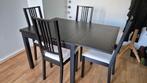 Table de salon + 4 chaises, Maison & Meubles, Tables | Tables à manger, Quatre personnes, 150 à 200 cm, Enlèvement, Utilisé