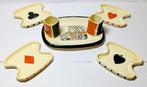 Royal Doulton England art deco bridge set 1933, Verzenden
