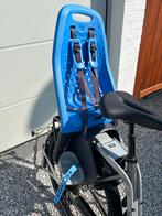 Siège de vélo bleu Thule Yepp Maxi en bon état, Repose-pieds, Comme neuf, 9 à 36 kg, Enlèvement