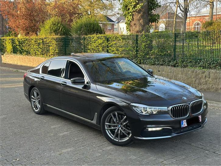BMW 725D 2.0 DIESEL EURO 6C, Auto's, BMW, Particulier, 7 Reeks, 360° camera, Diesel, Euro 6, Automaat, Bruin, Bruin, Ophalen