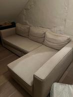 L-zetel met opbergruimte, Ophalen, Gebruikt, Stof