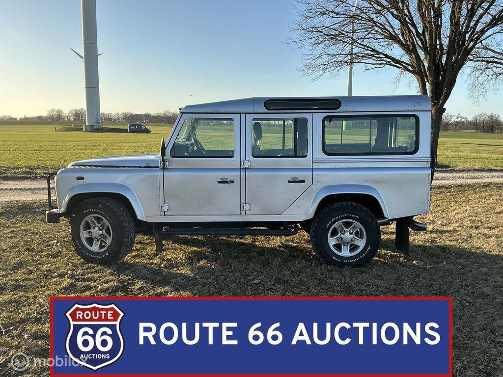 Land Rover Defender 110 TD5 | 2002 | Route 66 Auctions, Gebruikt, Zwart, Handgeschakeld, Overige carrosserie