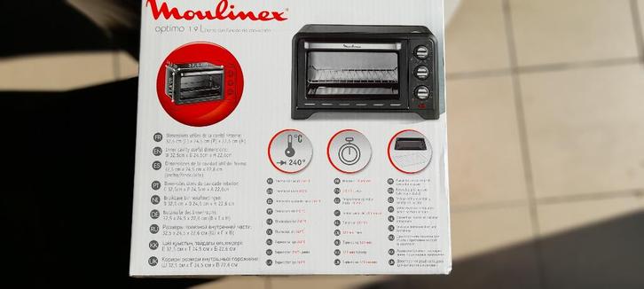 Four Moulinex Optimo 19L  NEUF, Electroménager, Fours, Neuf, Autoportant, Moins de 45 cm, Moins de 45 cm, Enlèvement
