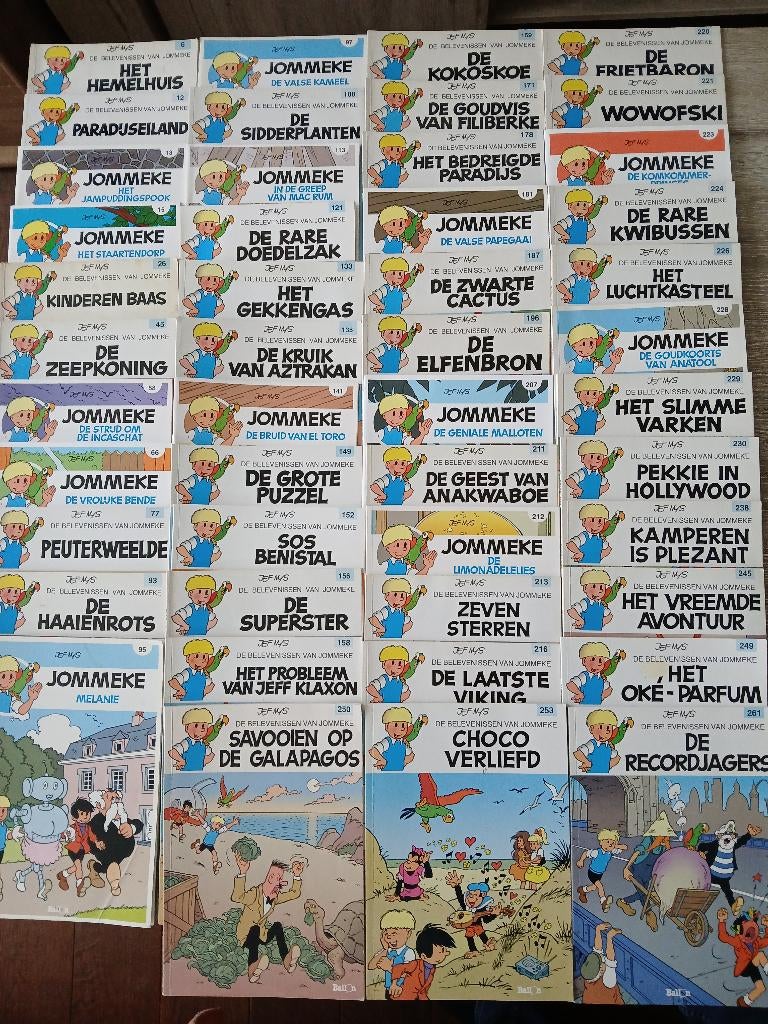 Jommeke, Livres, BD, Utilisé, Plusieurs BD, Enlèvement