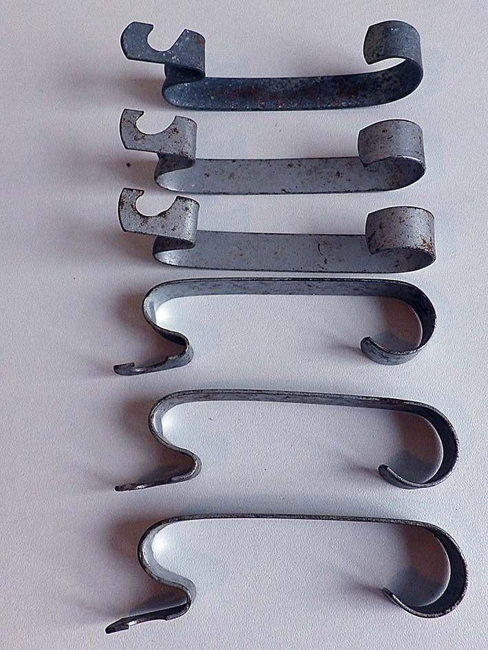 Metalen Weckpotklemmetjes: 6 st., Huis en Inrichting, Ophalen, Gebruikt