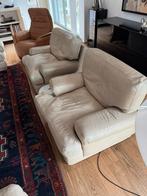 Prachtige vintage lederen zetels Gervan, Ophalen, Gebruikt, Leer