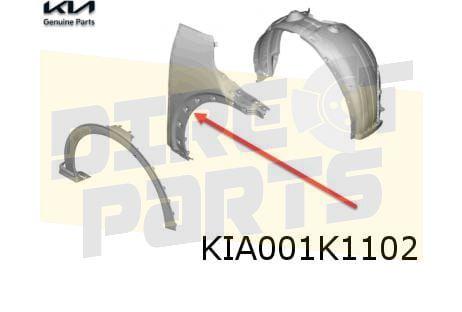 Kia EV6 voorscherm Rechts Origineel! 66321CV000, Kia, -, Verzenden, -