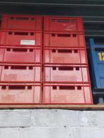 rode kunststof bakken, Ophalen, Gebruikt, Krat
