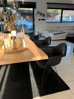 8 zwarte stoelen, Huis en Inrichting, Stoelen, Ophalen, Zo goed als nieuw