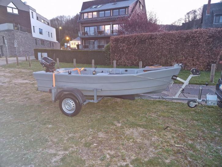 Barque Ria armor 380, Watersport en Boten, Vis- en Consoleboten, Elektrisch, Ophalen