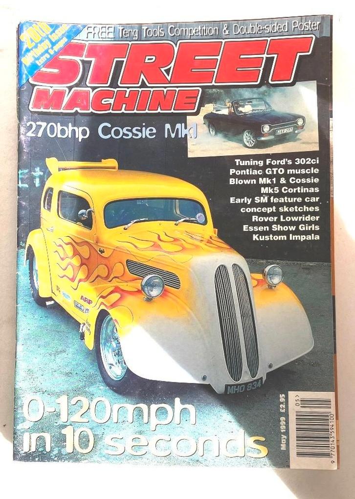 Street Machine tijdschriften jaargang 1999., Livres, Autos | Brochures & Magazines, Utilisé, Enlèvement