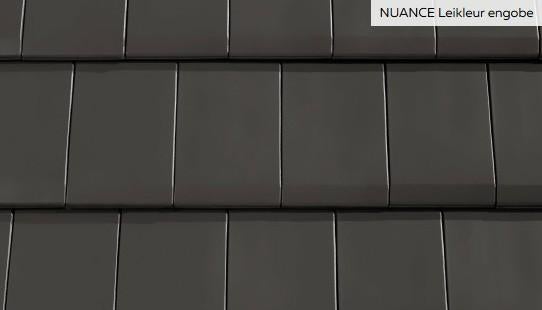 Lot Creaton Mikado dakpannen + hulpstukken leikleur engobe, Ophalen, Steen of Klei, Zwart, Nieuw