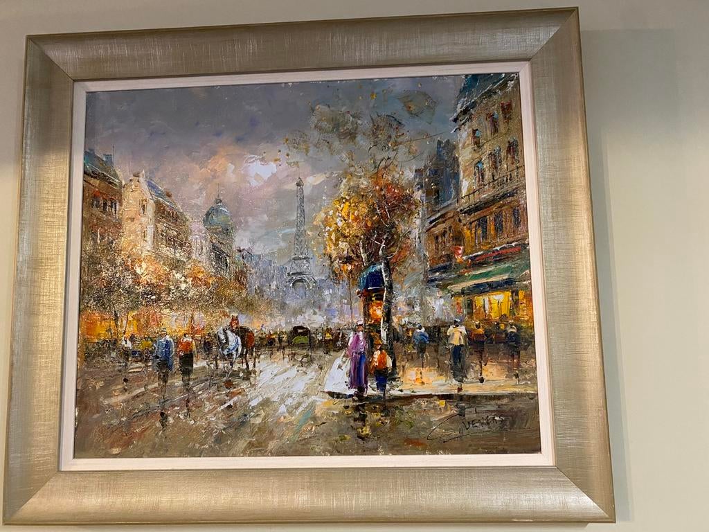 Christof Vevers ( 1962 ) olieverfschilderij, Ophalen