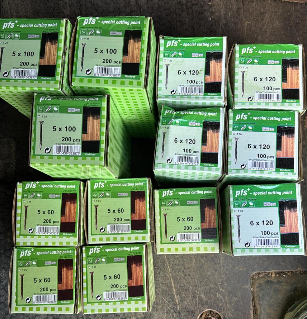 Vis inox Torx, Bricolage & Construction, Enlèvement, Vis, Inox