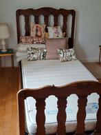 LIT a vendre, 90 cm, Brun, Enlèvement, 200 cm