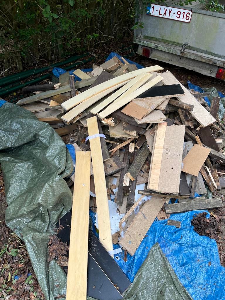 Gratis hout, Ophalen